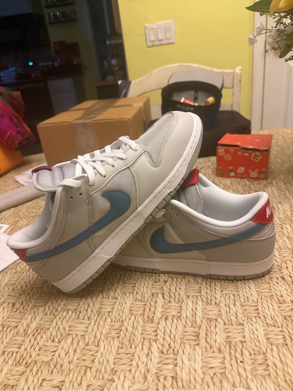 NIKE SILVER SURFER DUNKS SZ 13 mens new no box !!!